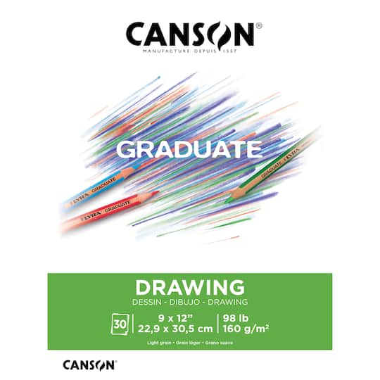 Canson&#xAE; Graduate Foldover Drawing Pad, 9&#x22; x 12&#x22;